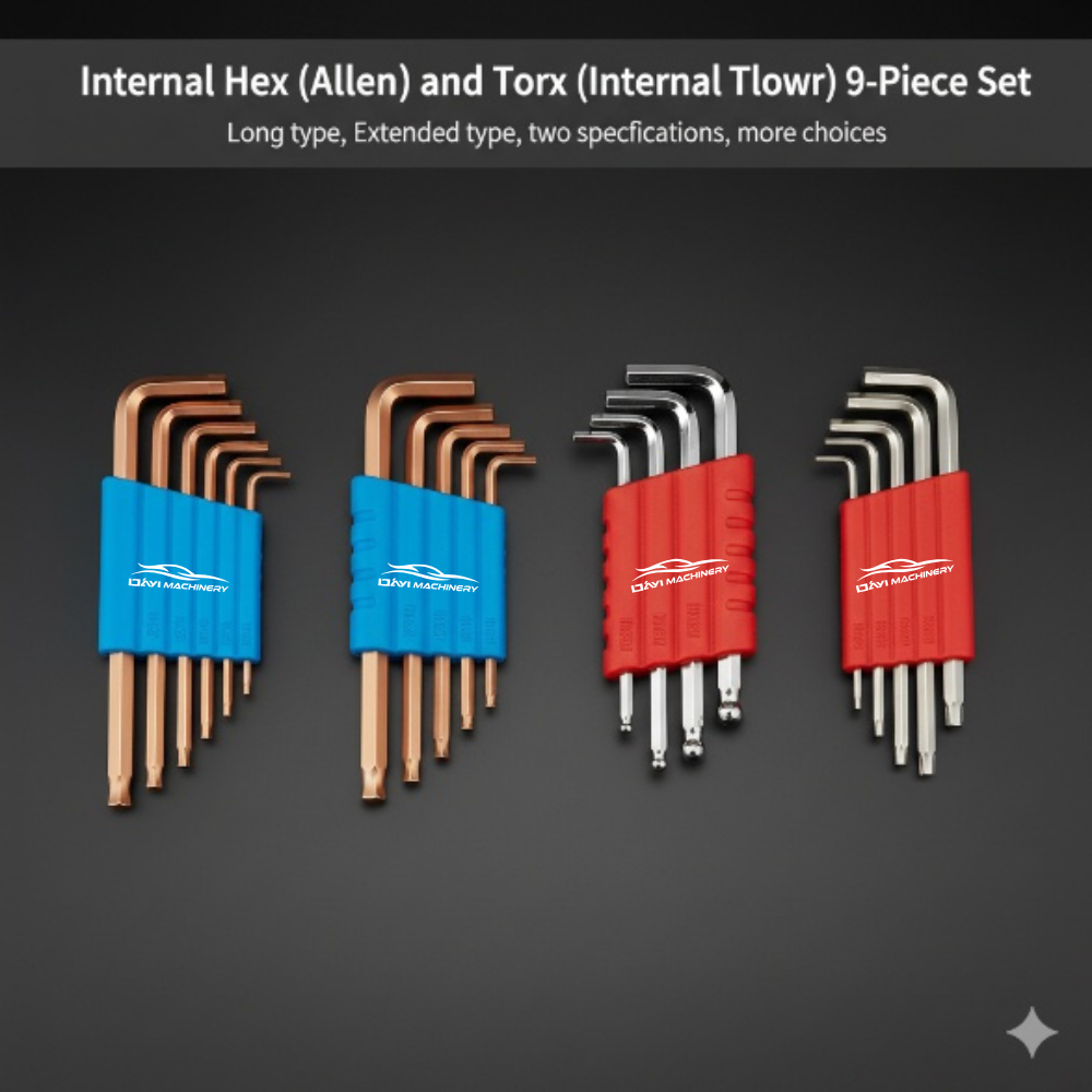 Flower-shaped L-shaped key set (Model: T02)