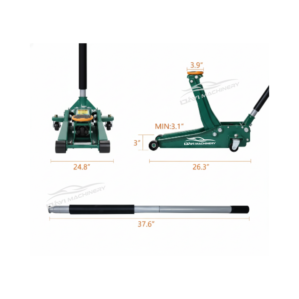 Hydraulic Jack with Double Pump (Model: JK3T-02 3T)